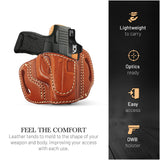 OWB Open Top Leather Holster for Sig Sauer P365/P365 XL