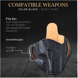 OWB Open Top Leather Holster for Sig P320 Springfield XDM