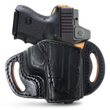OWB Open Top Leather Holster for Shield 9mm Taurus G2C/G3C
