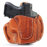 OWB Open Top Leather Holster for Shield 9mm Taurus G2C/G3C