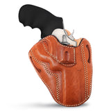 OWB Open Top Leather Holster for Colt King Cobra and Revolvers