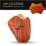 OWB Open Top Leather Holster for Colt King Cobra and Revolvers