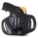 OWB Open Carry Leather Holster for Any 38 J Frames, S&W Revolvers