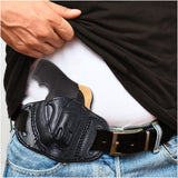 OWB Open Carry Leather Holster for Any 38 J Frames, S&W Revolvers