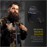 OWB Open Carry Leather Holster for Any 38 J Frames, S&W Revolvers