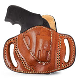 OWB Open Carry Leather Holster for Any 38 J Frames, S&W Revolvers