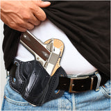 OWB Open Carry Leather Holster for 1911 5"