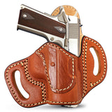OWB Open Carry Leather Holster for 1911 5"