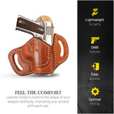OWB Open Carry Leather Holster for 1911 5"