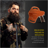 OWB Open Carry Leather Holster for 1911 5"