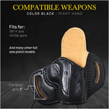 OWB Open Carry Leather Holster for 1911 4"