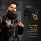 OWB Open Carry Leather Holster for 1911 4"