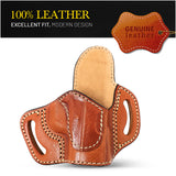 OWB Open Carry Leather Holster for 1911 4"