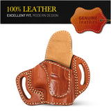 OWB Open Carry Leather Holster for  Glock Full Size 9 mm .40 S&W