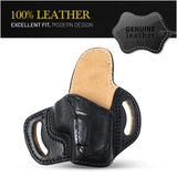 OWB Open Carry Leather Holster for Glock 43 / Glock 48 / 43X