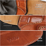 OWB Open Carry Leather Holster for Glock 43 / Glock 48 / 43X