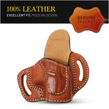 OWB Open Carry Leather Holster for Glock 43 / Glock 48 / 43X