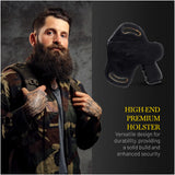 OWB Open Carry Leather Holster for Glock 30/30S/39, Sig P250