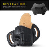 OWB Open Carry Leather Holster for Glock 30/30S/39, Sig P250