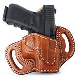 OWB Open Carry Leather Holster for Glock 30/30S/39, Sig P250
