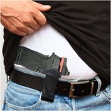 IWB / OWB 4 in 1 Leather Holster for 1911's Shield 380 EZ Compact 3"