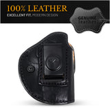IWB / OWB 4 in 1 Leather Holster for Most 1911's 4"