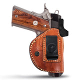 IWB / OWB 4 in 1 Leather Holster for Most 1911's 4"