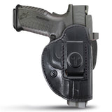 IWB / OWB 4 in 1 Leather Holster for Glock 19 19X .40 .45 Sig P320