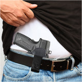 IWB / OWB 4 in 1 Leather Holster for  Glock 19 19X Sig P320