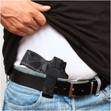 IWB / OWB 4 in 1 Leather Holster for Glock 26 27, Taurus G2C G3C