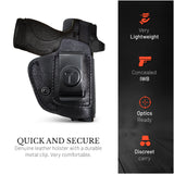 IWB Suede Leather Holster for Glock 26 / 27 / 33 / 43X