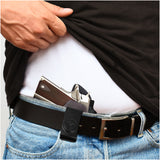 IWB Suede Leather Holster for 1911-4"/5", .45 no rail, Glock 48