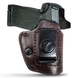 IWB Suede Leather Holster for 1911, Shield 380 EZ Compact 3"
