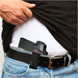 IWB Suede Leather Holster for 1911, Shield 380 EZ Compact 3"