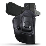 IWB Suede Leather Holster for Glock 17 / 22, Double Stack