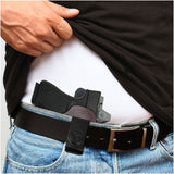 IWB Suede Leather Holster for Glock 17 / 22, Double Stack
