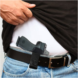 IWB Suede Leather Holster for Glock 19, 19X, 23, 43, 43X