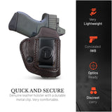 IWB Suede Leather Holster for Sig Sauer P365/P365 XL