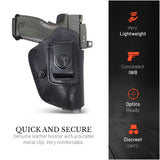 IWB Suede Leather Holster for .40 / .45 Sig P320 Springfield XDM