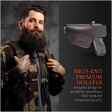 IWB Suede Leather Holster for .40 / .45 Sig P320 Springfield XDM