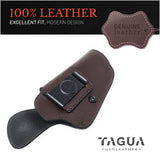 IWB Suede Leather Holster for Sig P320, Springfield XDM (5.5")