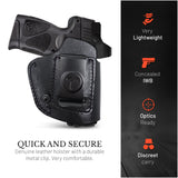 IWB Suede Leather Holster for Shield 9mm, Taurus G2C / G3C
