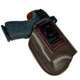 1791 Light Bearing and Optic Ready Fair Chase Deer Skin Holster for Glock 26, 27 - Size 3L Brown