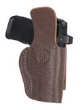 1791 Fair Chase Deer Skin IWB Holster for Glock 43, Ruger LC9 - Size 3 Brown - 1791 Gun Holsters