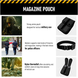 Concealment Magazine and Multi Use Holster Belt Loop Single and Double Magazine Case Pouch