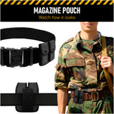 Concealment Magazine and Multi Use Holster Belt Loop Single and Double Magazine Case Pouch
