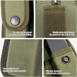 Concealment Magazine and Multi Use Holster Belt Loop Single and Double Magazine Case Pouch