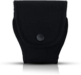 Black Nylon Handcuff Case Pouch - Holder with Secure Snap & Belt Loop by Houston Made of Nylon | Universal Fit | Can be use with Duty Belt and Concealed