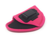 Pink IWB Gun Holster by Houston | ECO LEATHER Concealed Carry Soft Material | Suede Interior