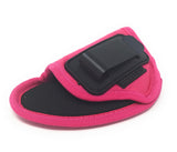 Pink IWB Gun Holster by Houston | ECO LEATHER Concealed Carry Soft Material | Suede Interior